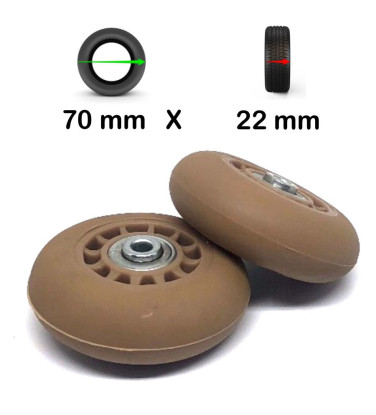 roue de bagage - réparation