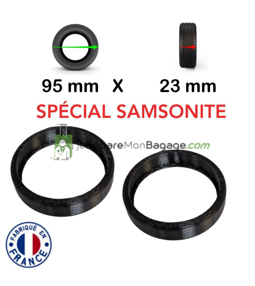 Pack 2 Bandes roulantes 95x23 Spécial Samsonite
