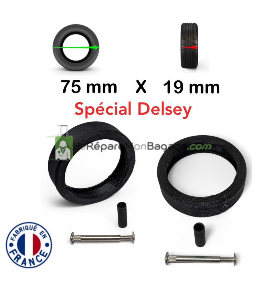 roue de bagage delsey