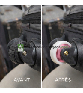 Réparation roulette delsey