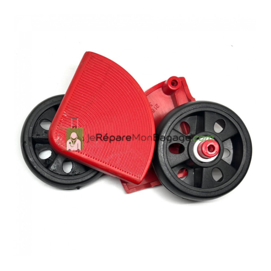 Pack 2 Roulettes de Valise 70mm * 24mm Delsey Pack 2 Roulettes de Valise 70mm * 24mm Delsey