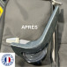 2 Roulettes de Valise Delsey 84mm x 17mm