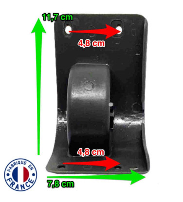 roulette de valise en tissu samsonite