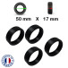 Pack 4 Bandes roulantes 50mm x 17mm