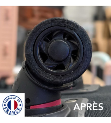 réparation roue de valise