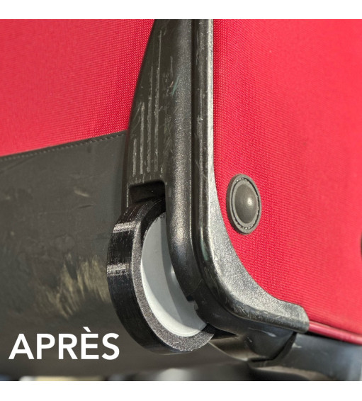 Pack 2 Roulettes de Valise Souple Samsonite 95mm x 23mm