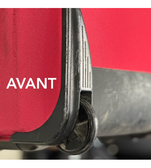 Pack 2 Roulettes de Valise Souple Samsonite 95mm x 23mm