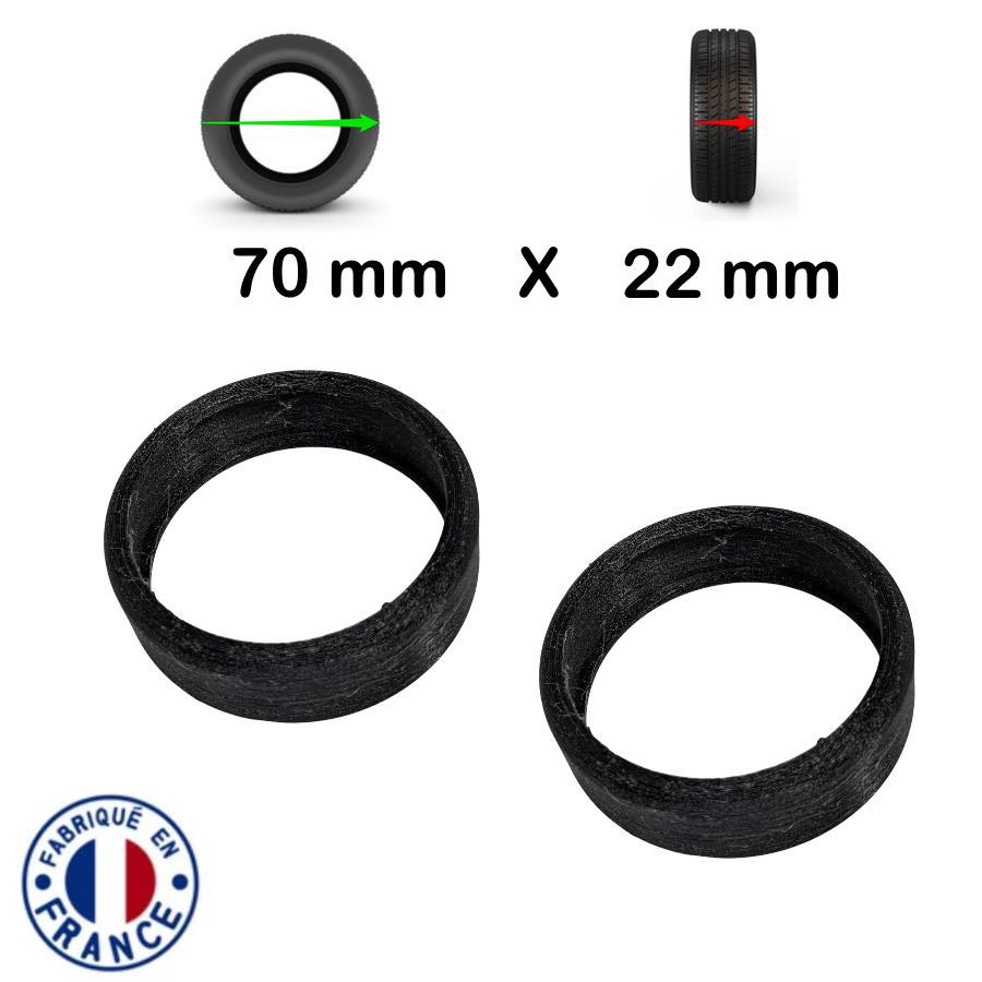 Pack 2 Bandes roulantes 70mm x 22mm Pack 2 Bandes roulantes 70mm x 22mm