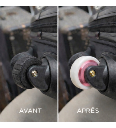 Kit Complet SmartWheels Prestige 50mm x 15mm Pink