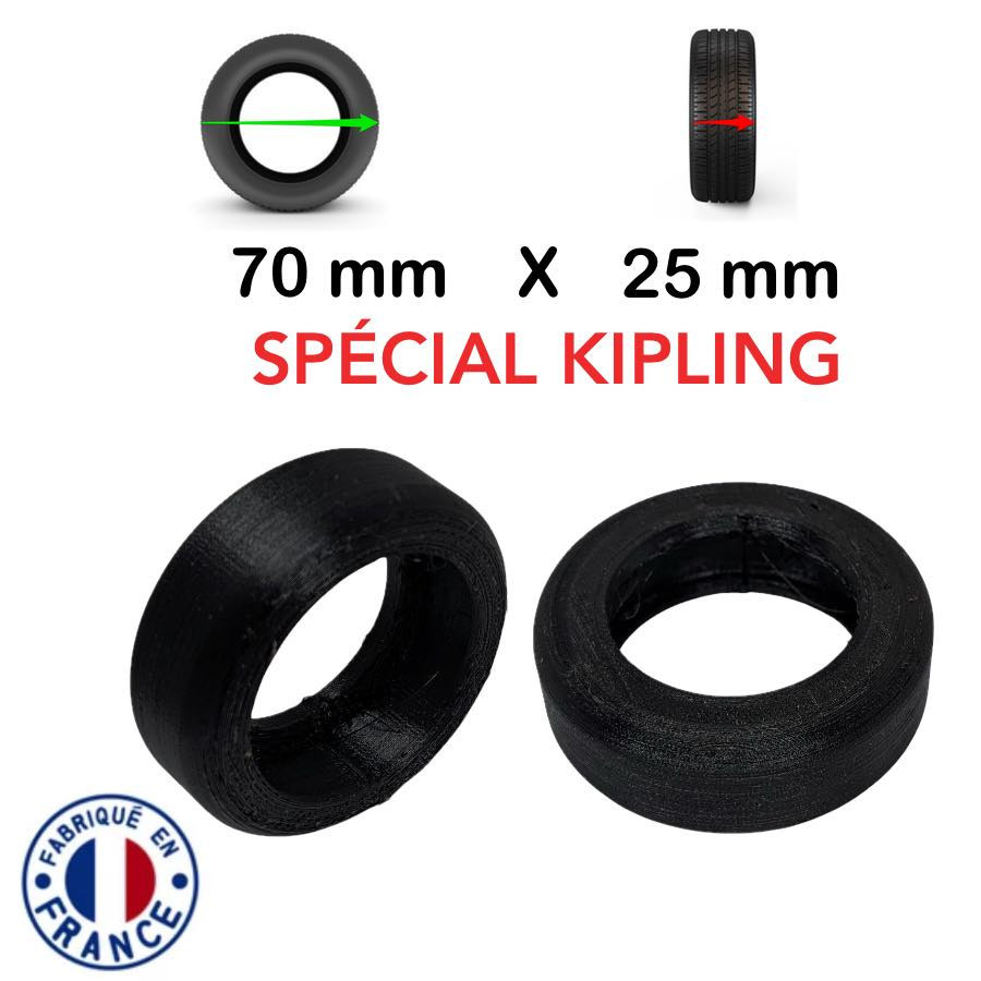 Pack 2 Bandes roulantes 70mm x 25mm Spécial Kipling