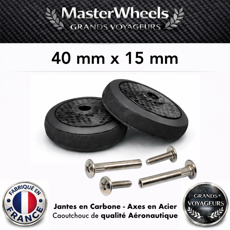 MasterWheels Carbone Grands Voyageurs 40mm x 15mm