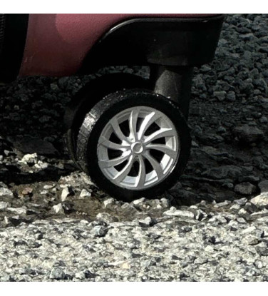 8 Protections Clipsables pour 4 Doubles-Roues de Valise PROTECT WHEELS 50mm x 12mm