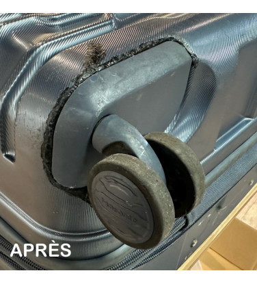 réparation bagage fendue