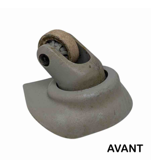 Pack 2 roulettes universelles de bagages Extreme Acier 45mm x 18mm