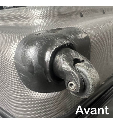 roulette de valise réparation