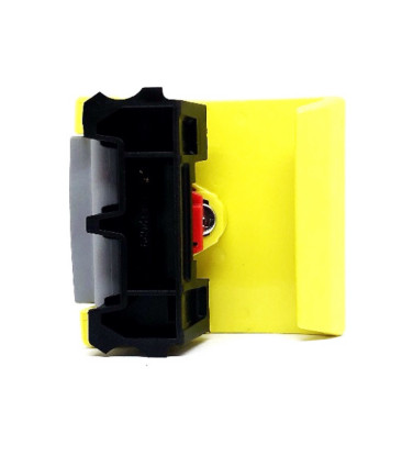 serrure tsa valise rigide jaune