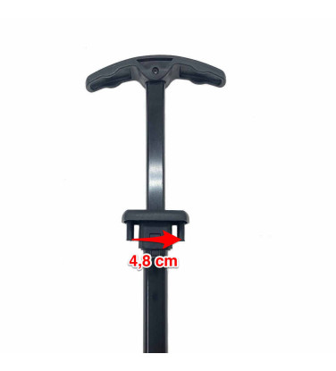 Poignée télescopique mono-branche 2 positions PTMB108 47cm