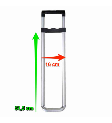 poignée télescopique de valise jump