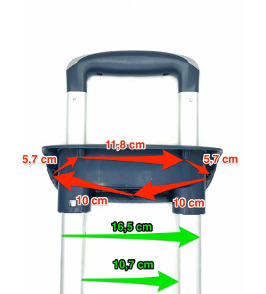 poignée télescopique valise