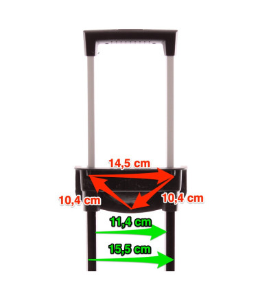 poignée de valise rigide