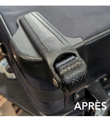 Roue de bagage souple