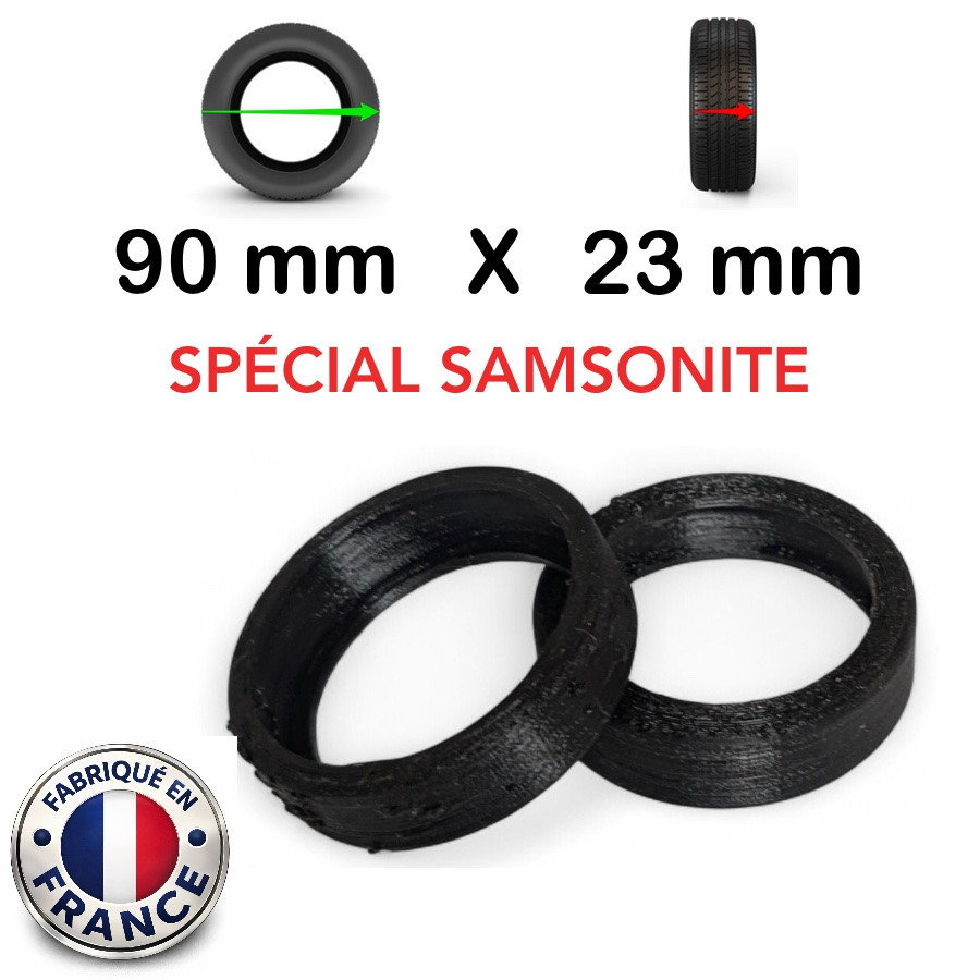 Pack 2 Bandes roulantes 90mm x 23mm Spécial Samsonite Pack 2 Bandes roulantes 90mm x 23mm Spécial Samsonite