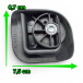 2 Roulettes de bagage rigide R877 2 Roulettes de bagage rigide R877