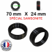 Pack 2 Bandes Roulantes 70mm x 24mm  Spécial Samsonite