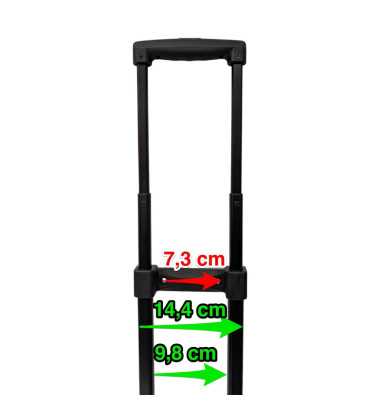 Poignée télescopique valise