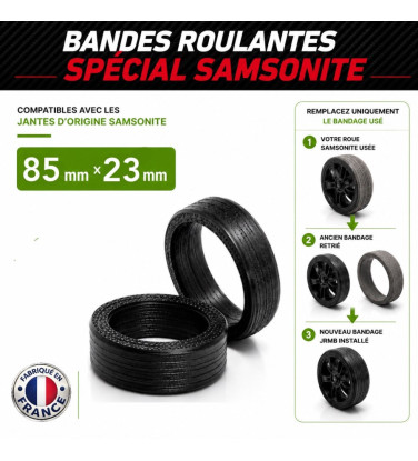 réparation roulette samsonite