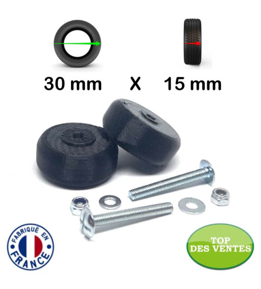 kit de réparation roulette de bagage