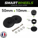 Kit Complet SmartWheels 2 Jantes + 2 Bandes Roulantes 50mm x 10mm