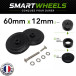Kit Complet SmartWheels 2 Jantes + 2 Bandes Roulantes 60mm x 12mm