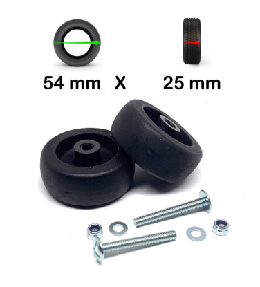 roues universelles de valise