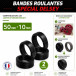Pack 4 Bandes roulantes Endurance 50mm x 10mm Spécial Delsey Pack 4 Bandes roulantes Endurance 50mm x 10mm Spécial Delsey