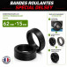 Pack 2 Bandes roulantes Endurance 62mm x 15mm Spécial Delsey