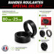 Pack 2 Bandes roulantes Endurance 80mm x 25mm Spécial Delsey