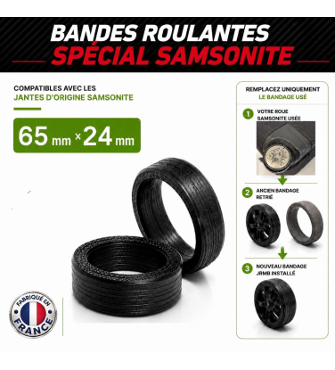 Réparation roulette samsonite