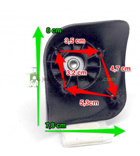 réparation roue de bagage