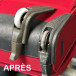Pack 2 Roulettes universelles de sac de voyage 75mm x 24mm