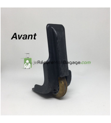 Pack 2 Roulettes universelles de sac de voyage 70mm Fin Bearing (70*19mm)