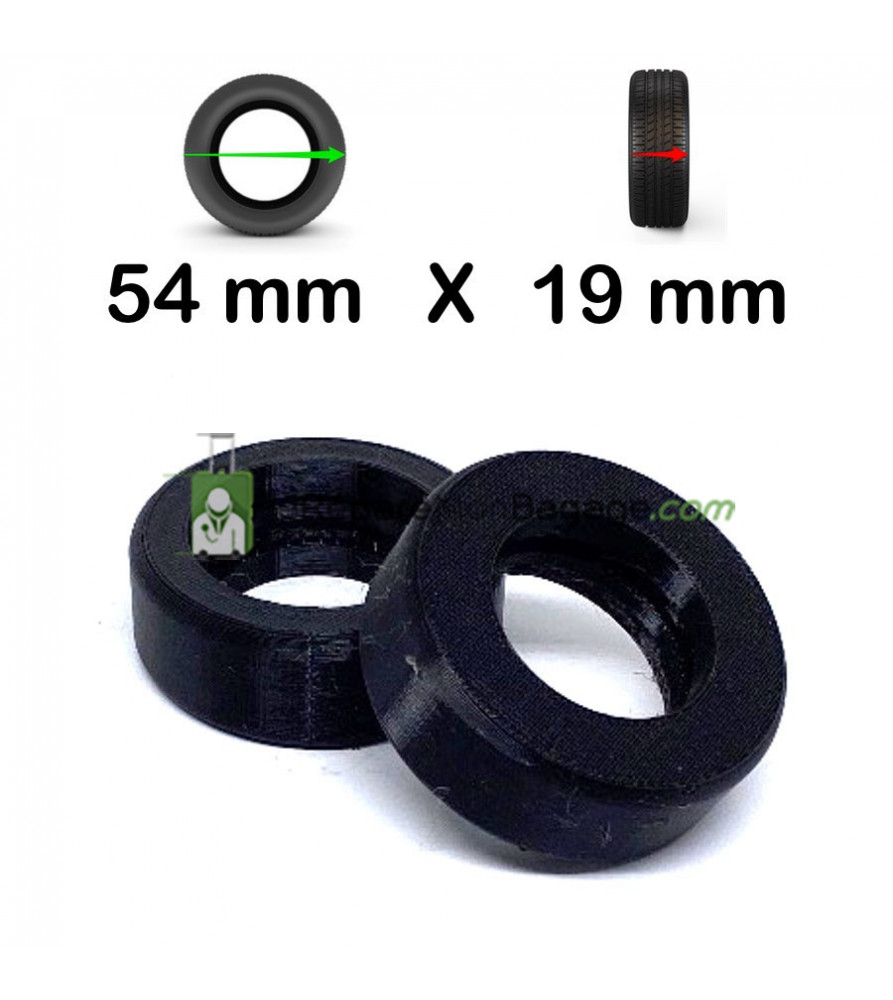 Recharge de 2 Bandes Roulantes SmartWheels 54mm x 19mm - ADAPTABLES SUR NOS JANTES 54*19mm EXCLUSIVEMENT