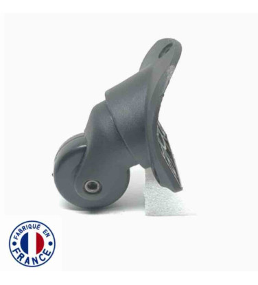 roue de valise en tissu