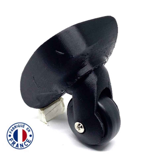 roue de bagage cassée