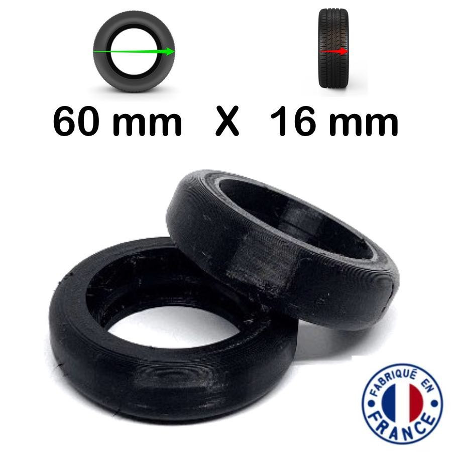 Recharge de 2 Bandes Roulantes SmartWheels 60mm x 16mm - ADAPTABLES SUR NOS JANTES 60*16mm EXCLUSIVEMENT