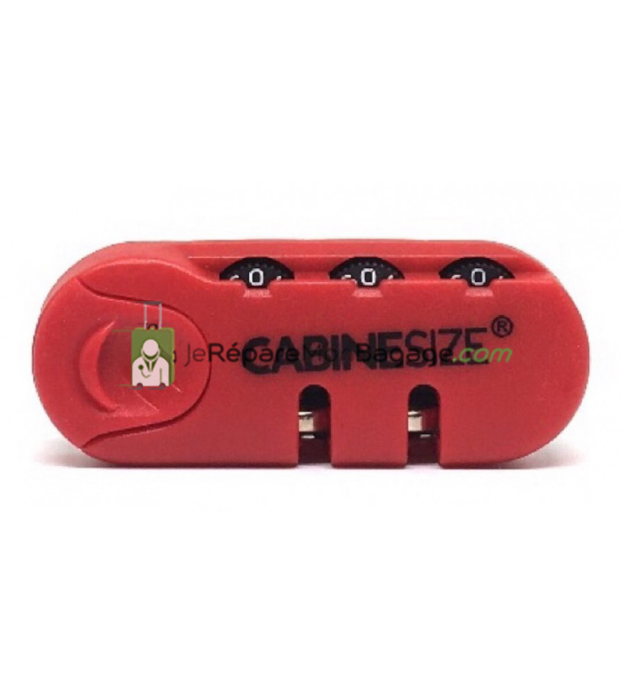 Cadenas à code intégré 3 chiffres Cabine Size F714