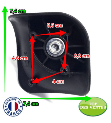 roulette de valise - réparation