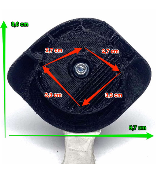 Poignée De Valise De Remplacement - Alliage Zinc Et Plastique - Supporte 30-45kg - Universelle Pour Malle, Boîte Outil
